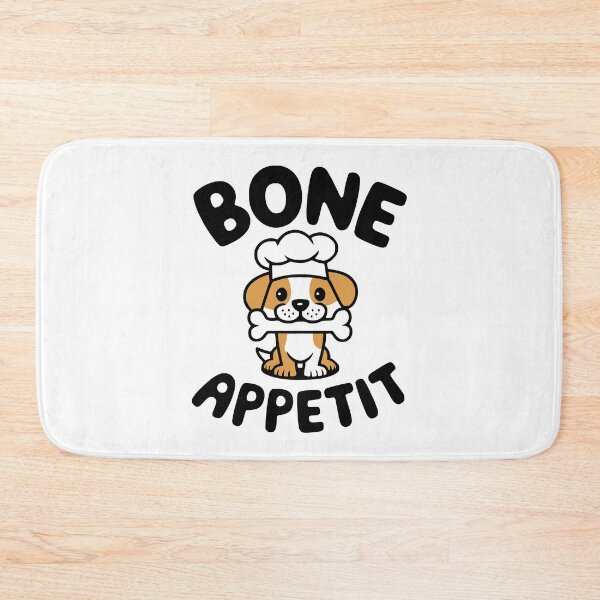 Item preview, Bone Appetit! Cute Dog Cooking Pun designed and sold by PMCreative.