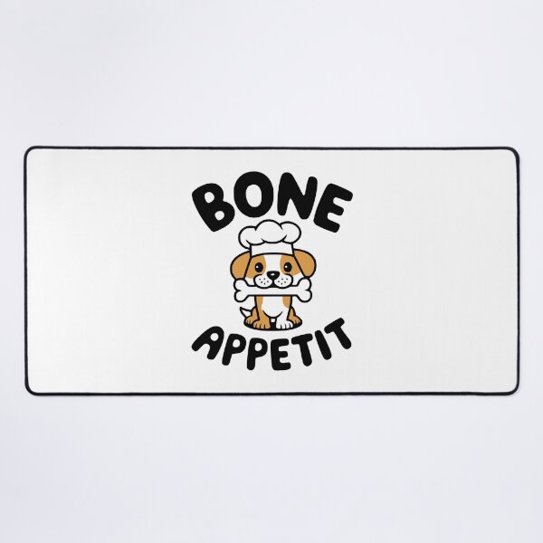 Item preview, Bone Appetit! Cute Dog Cooking Pun designed and sold by PMCreative.