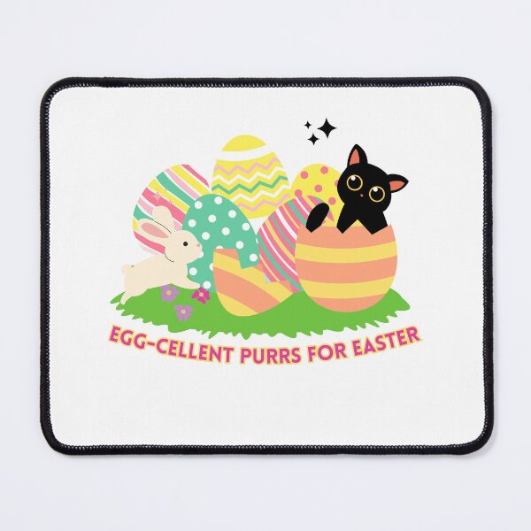 Item preview, Egg-cellent Purrs for Easter, cat easter egg designed and sold by WDWL idea2design.