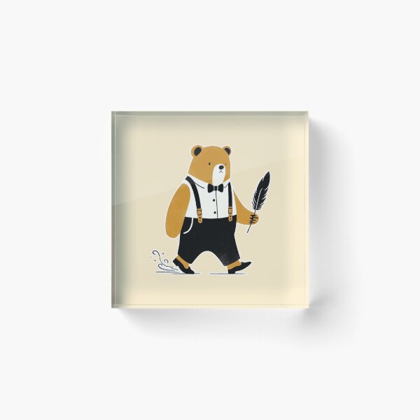 Item preview, The Animated Bear Scribe designed and sold by zzz888.