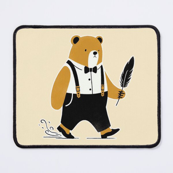 Item preview, The Animated Bear Scribe designed and sold by zzz888.