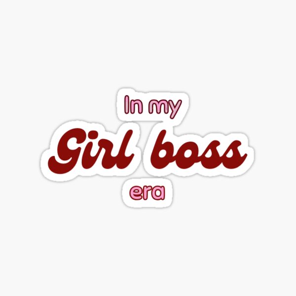 Vista previa del artículo con la obra «In my girl boss era», diseñado y vendido por DoublleLL.