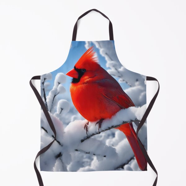 Item preview, Vivid Cardinal on Snowy Branch designed and sold by PandaTShirtShop.