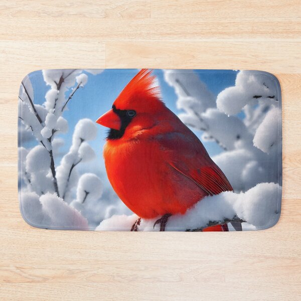 Item preview, Vivid Cardinal on Snowy Branch designed and sold by PandaTShirtShop.