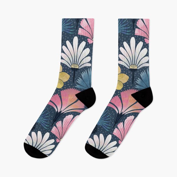 Item preview, Art Deco Wildflowers Midnight Garden designed and sold by Markéta Stengl.