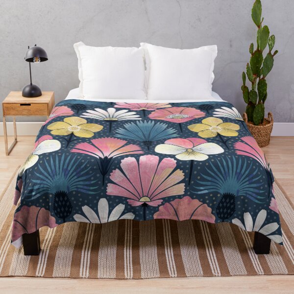 Item preview, Art Deco Wildflowers Midnight Garden designed and sold by Markéta Stengl.