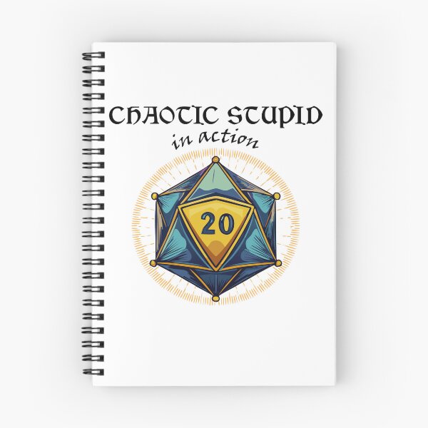 Item preview, Chaotic Stupid in Action – Funny D20 RPG Design designed and sold by Rilsh.