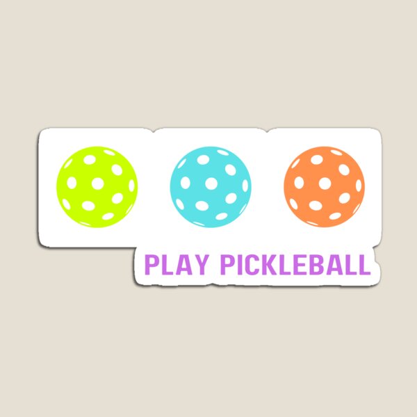 Aperçu de l'œuvre JOUEZ AUX PRODUITS DE MARQUE PICKLEBALL créée et vendue par reddesigned.