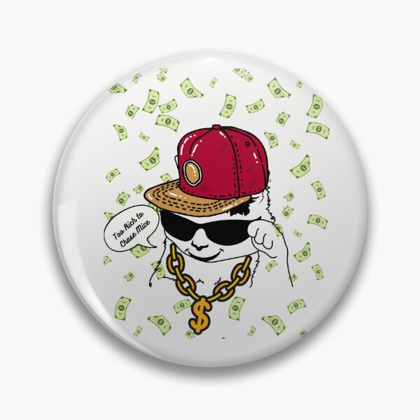 Item preview, Too Rich to Chase Mice – Retro Streetwear Vibes designed and sold by Zentuary.