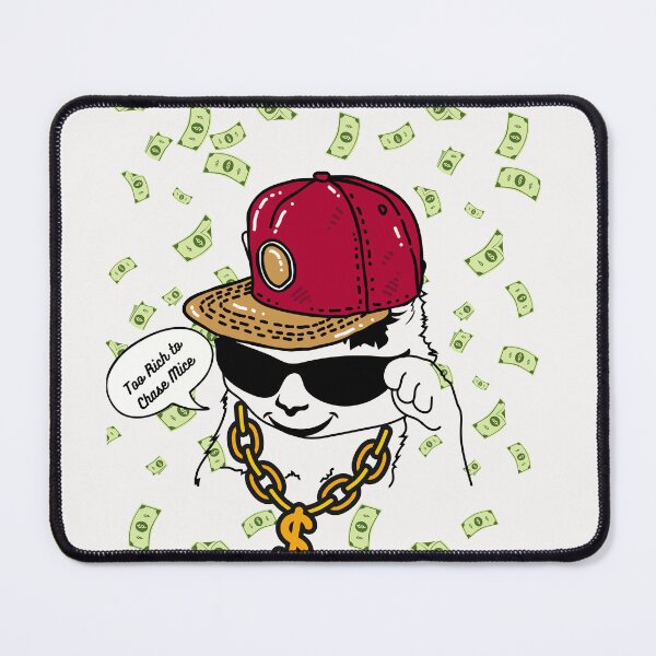 Item preview, Too Rich to Chase Mice – Retro Streetwear Vibes designed and sold by Zentuary.