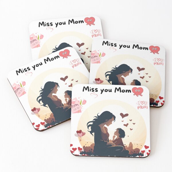 Item preview, Miss You Mom  Heartfelt Mother’s Love Sticker designed and sold by World-Shop25.