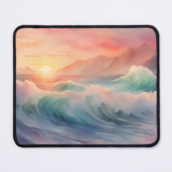 Artikel-Vorschau von Aquarell Sonnenuntergang, designt und verkauft von PharosArtStudio.
