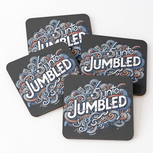 Item preview, JUMBLED - Chaos and Creativity Typography Art designed and sold by Desireehaz.