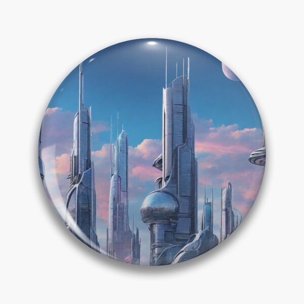 Item preview, Futuristic Cityscape designed and sold by Sadia  Jannat.