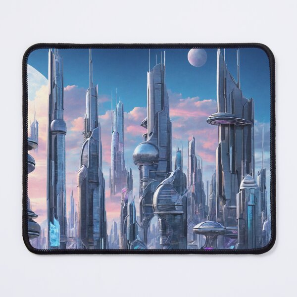 Item preview, Futuristic Cityscape designed and sold by Sadia  Jannat.