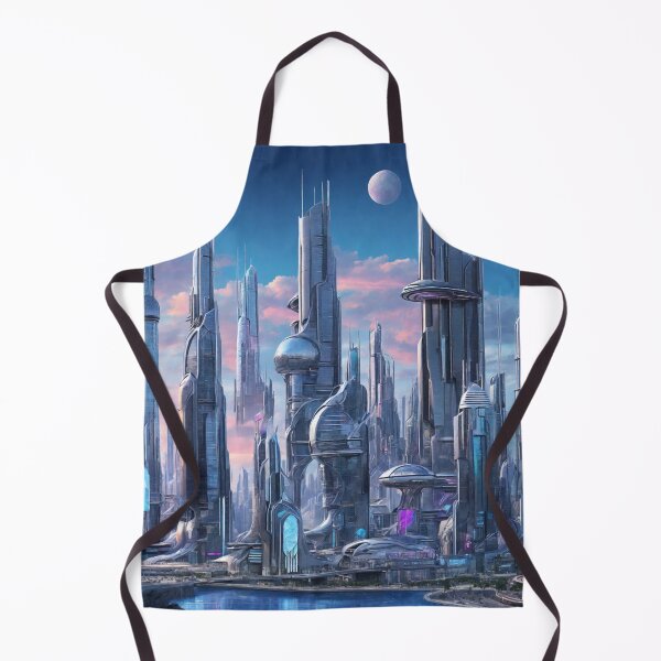Item preview, Futuristic Cityscape designed and sold by Sadia Jannat.