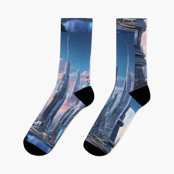 Item preview, Futuristic Cityscape designed and sold by Sadia  Jannat.