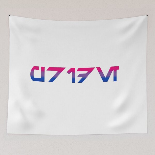 Item preview, Aurebesh Pride (bi) designed and sold by DarthAstris.