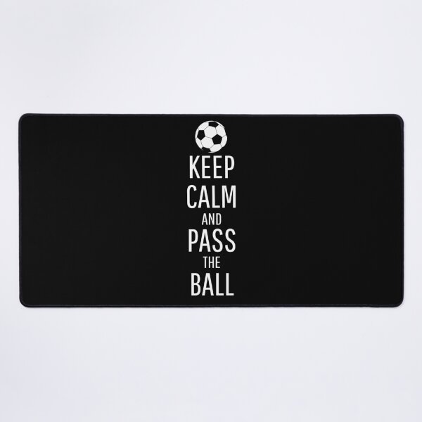 Item preview, Keep Calm and Pass the Ball - white designed and sold by VasInd.