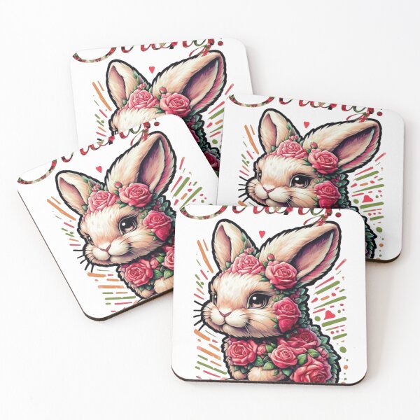 Item preview, Rose Bunny Hug  Premium Cool Trendy Best Gift designed and sold by Imaginarium of Chaos falcon88 .