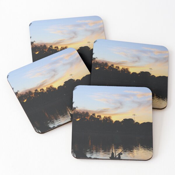 Item preview, Fishing at the lake during sunet designed and sold by Phakade's Photos.