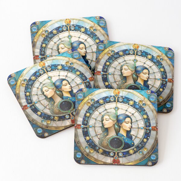 Item preview, Zodiac - Gemini The Twins  designed and sold by Lee Hiller Designs.
