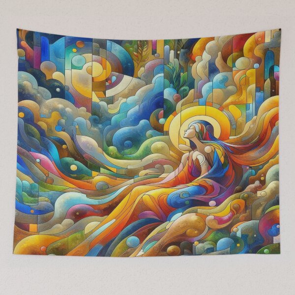 Item preview, Vivid Realism: Colorful, abstract artwork with realistic depth and dynamics designed and sold by FotoworldEdel.