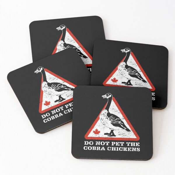 Item preview, Funny Canada Goose Warning - Cobra Chickens designed and sold by Office Geek Shop.