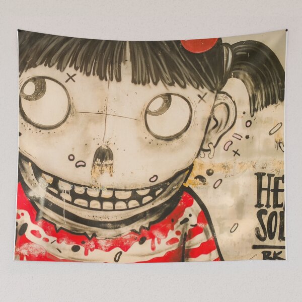 Item preview, Creepy Graffiti Girl designed and sold by Glam-OOTD.