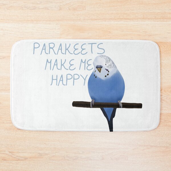 Item preview, Parakeets make me happy designed and sold by Atelier Jasmin Schwarz.