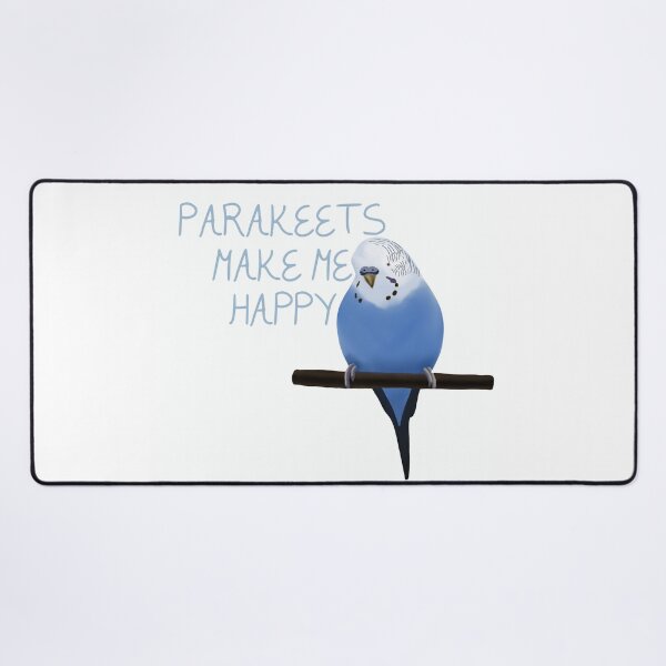 Item preview, Parakeets make me happy designed and sold by Atelier Jasmin Schwarz.