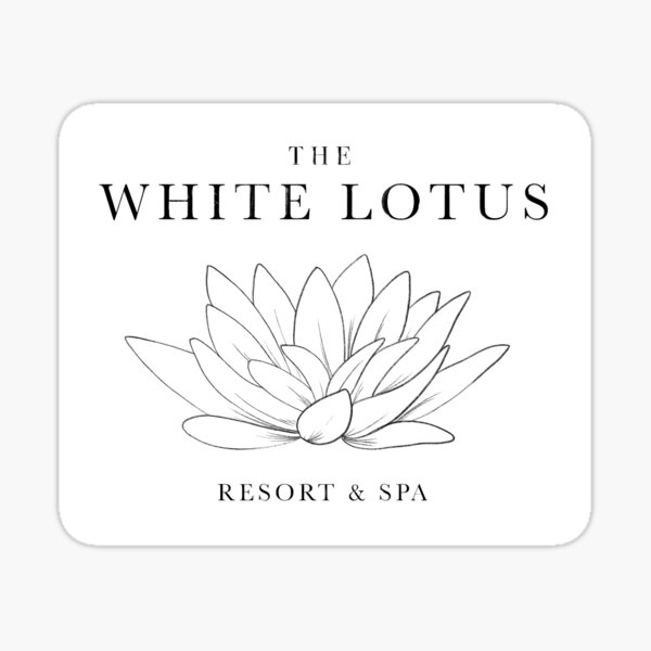 Item preview, The White Lotus Resort and Spa Logo designed and sold by ellie-mellon.