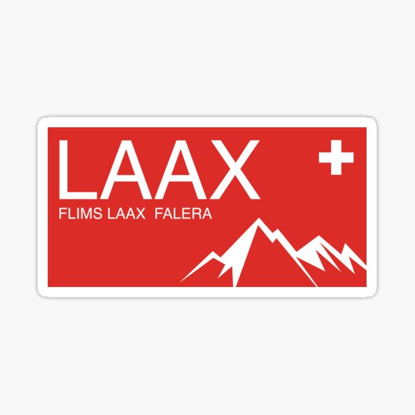 Vista previa del artículo con la obra «LAAX - Región de esquí suiza de Flims Falera», diseñado y vendido por TravelCamel.