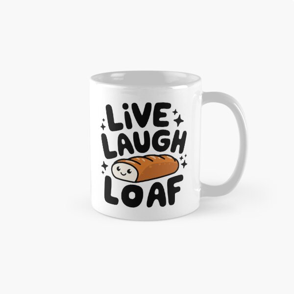 Item preview, Live Laugh Loaf! Cute Baking Bread Pun designed and sold by PMCreative.