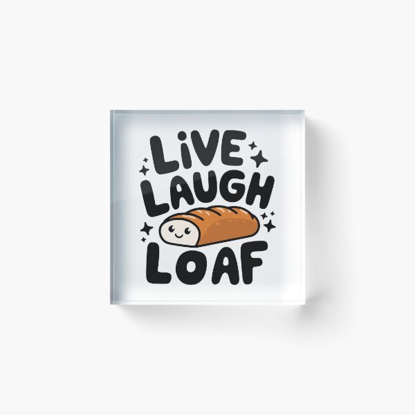 Item preview, Live Laugh Loaf! Cute Baking Bread Pun designed and sold by PMCreative.