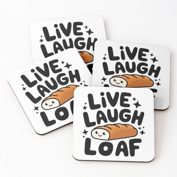 Item preview, Live Laugh Loaf! Cute Baking Bread Pun designed and sold by PMCreative.