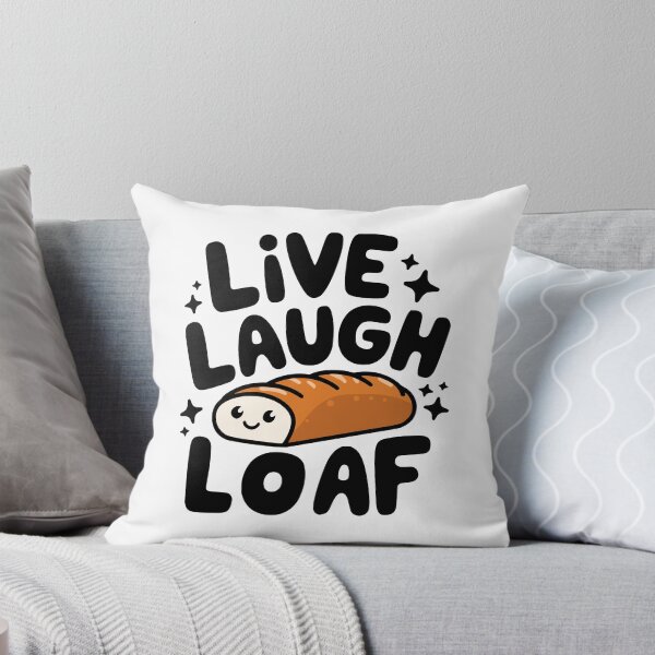 Item preview, Live Laugh Loaf! Cute Baking Bread Pun designed and sold by PMCreative.