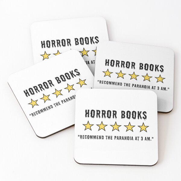 Item preview, Horror books: "Recommend the paranoia at 3 AM." designed and sold by DedsStudio.