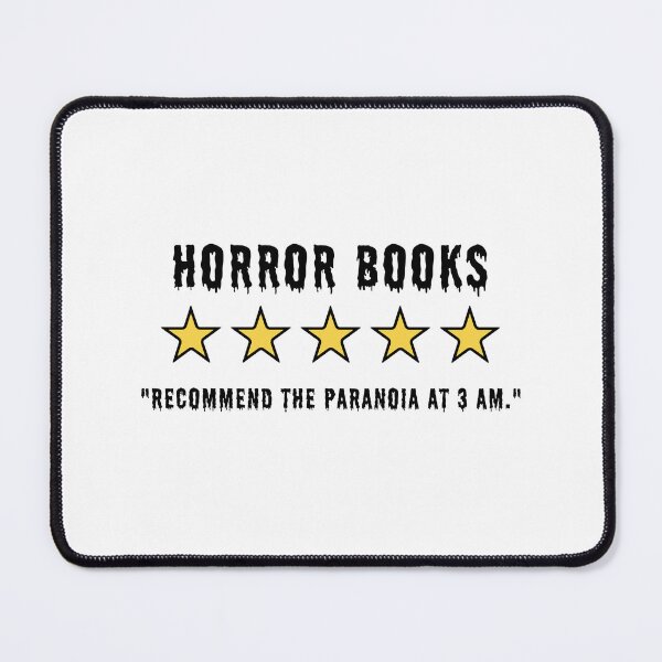 Item preview, Horror books: "Recommend the paranoia at 3 AM." designed and sold by DedsStudio.