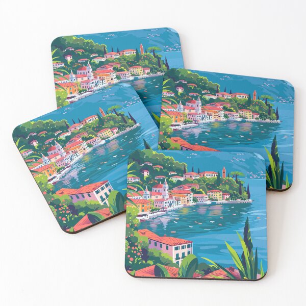Item preview, Minimalist Lake Como Art Italy Lombardy designed and sold by LVTFCOarts.