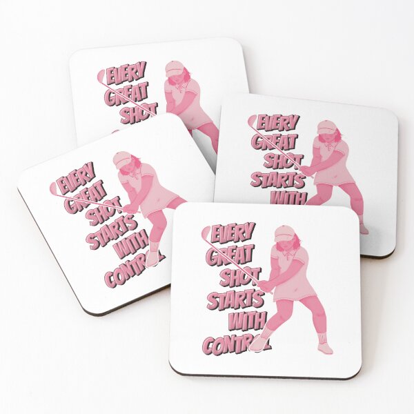 Item preview, Every Great Shot Starts With Control Graceful Swing In Pink designed and sold by SplashTastic.