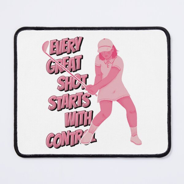 Item preview, Every Great Shot Starts With Control Graceful Swing In Pink designed and sold by SplashTastic.