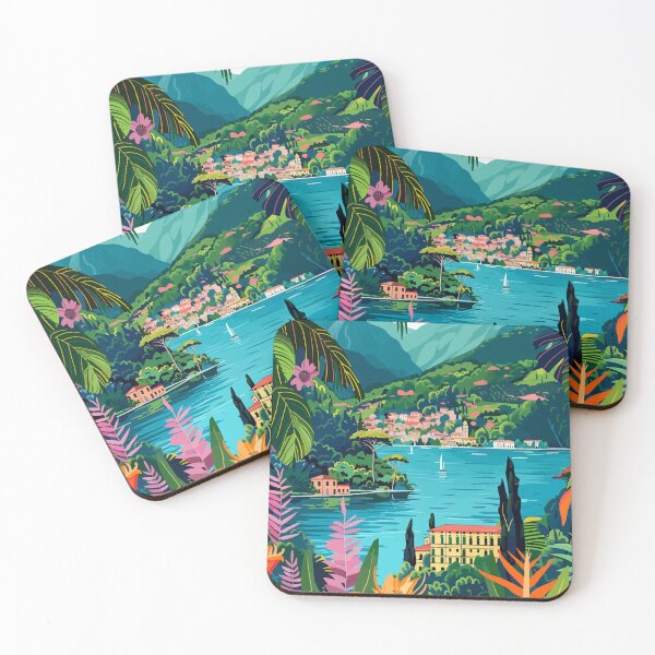 Item preview, Minimalist Lake Como Lombardy Art Aesthetic designed and sold by LVTFCOarts.
