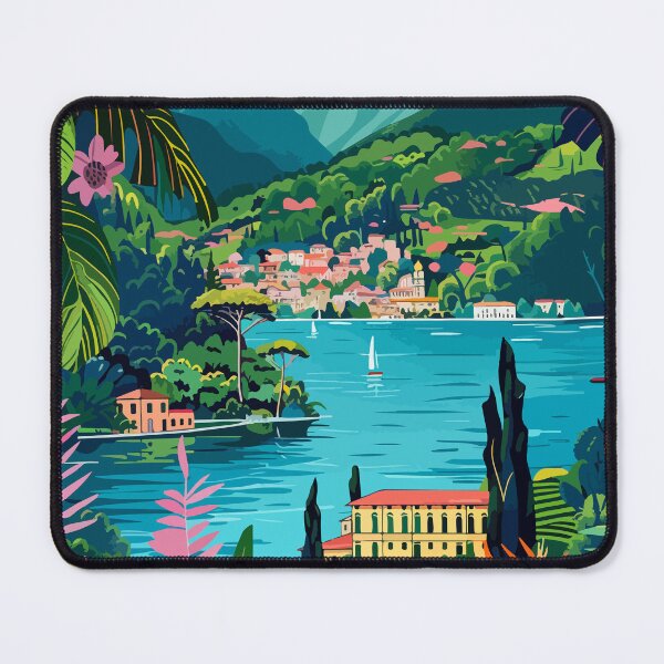 Item preview, Minimalist Lake Como Lombardy Art Aesthetic designed and sold by LVTFCOarts.