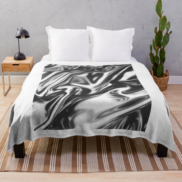 Item preview, Liquid Metal Flow – Crushed Foil Abstract Texture designed and sold by eddict.