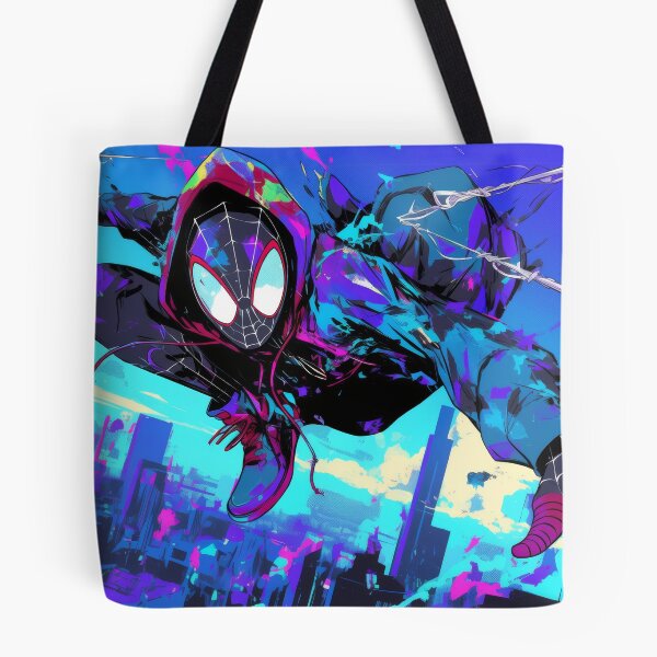 Aperçu de l'œuvre Miles Morales Spider-Man Vaporwave créée et vendue par AnimeArsenalPrints.