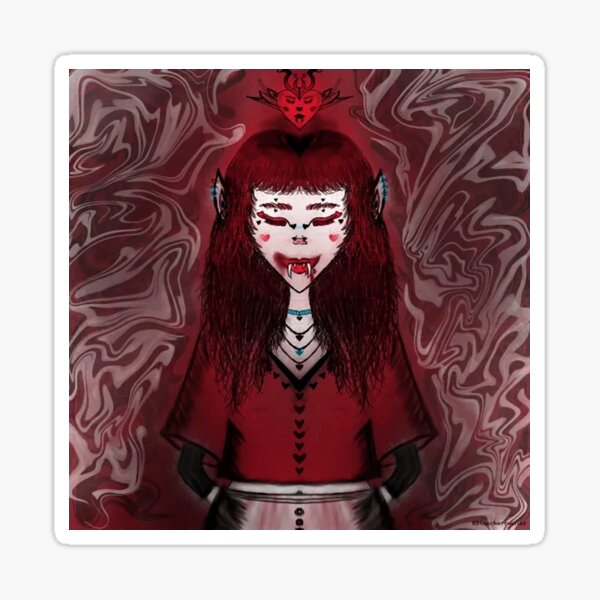 Aperçu de l'œuvre Saint-Valentin vampirique créée et vendue par bluecheryaries.