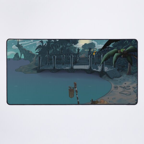 Item preview, Blood Island at Night (Monkey Island Digital Illustration) designed and sold by Jim Rock-Clark.