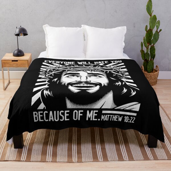 Item preview, Matthew 10:22 Everyone Will Hate You Because Of Me designed and sold by plushism.
