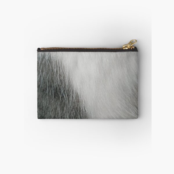 Item preview, Close-up of a White and Gray Cat Fur designed and sold by Glam-OOTD.